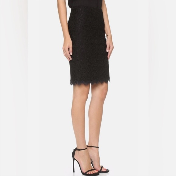 DVF Scotia Lace Pencil Skirt NWT - Picture 3 of 17